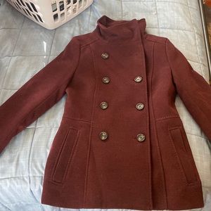 H&M maroon coat size 4